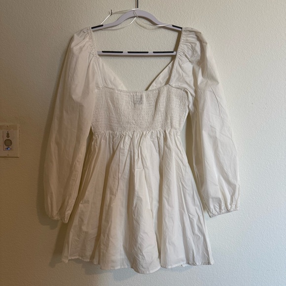 Princess Polly | White Skylark Plunging Empire Waist Mini Dress
8 US - Picture 7 of 8